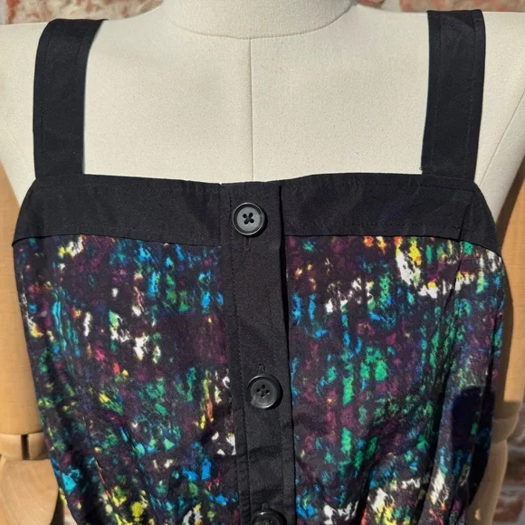 Derek Lam for DesignNation printed tank top with black trim / S / Excellent cond - Picture 5 of 17